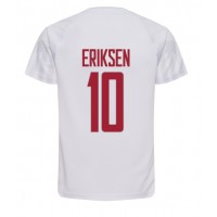 Dres Dánsko Christian Eriksen #10 Preč MS 2022 Krátky Rukáv